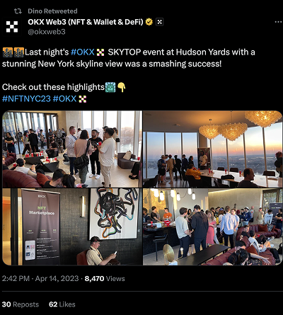 Event photos from Skytop at NFT NYC